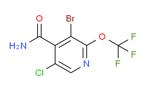 3-Bromo-5-chloro-2-(trifluoromethoxy)pyridine-4-carboxamide