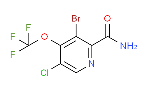 3-Bromo-5-chloro-4-(trifluoromethoxy)pyridine-2-carboxamide