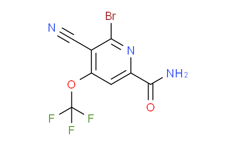 AM87343 | 1804598-86-4 | 2-Bromo-3-cyano-4-(trifluoromethoxy)pyridine-6-carboxamide