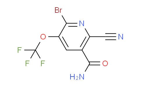 AM87355 | 1806028-92-1 | 2-Bromo-6-cyano-3-(trifluoromethoxy)pyridine-5-carboxamide