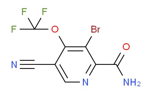 AM87369 | 1804667-79-5 | 3-Bromo-5-cyano-4-(trifluoromethoxy)pyridine-2-carboxamide