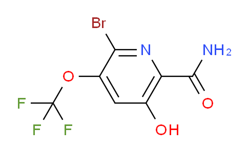 AM87388 | 1806220-66-5 | 2-Bromo-5-hydroxy-3-(trifluoromethoxy)pyridine-6-carboxamide
