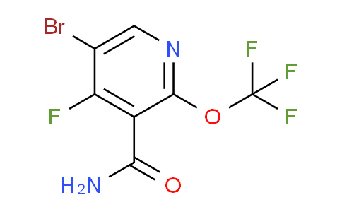 5-Bromo-4-fluoro-2-(trifluoromethoxy)pyridine-3-carboxamide