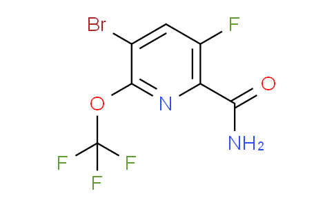 3-Bromo-5-fluoro-2-(trifluoromethoxy)pyridine-6-carboxamide