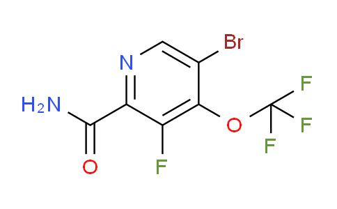 5-Bromo-3-fluoro-4-(trifluoromethoxy)pyridine-2-carboxamide