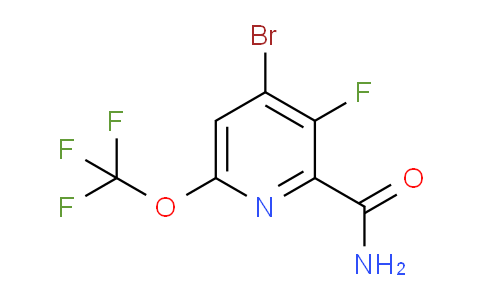 4-Bromo-3-fluoro-6-(trifluoromethoxy)pyridine-2-carboxamide