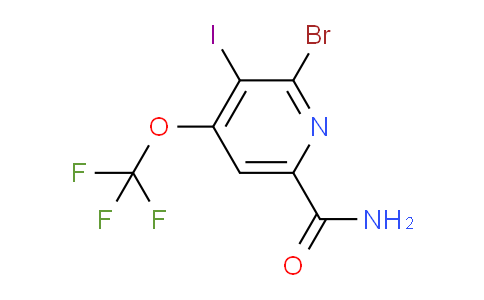 AM87416 | 1803903-63-0 | 2-Bromo-3-iodo-4-(trifluoromethoxy)pyridine-6-carboxamide