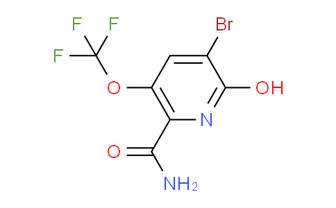 3-Bromo-2-hydroxy-5-(trifluoromethoxy)pyridine-6-carboxamide