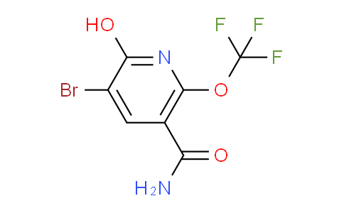 3-Bromo-2-hydroxy-6-(trifluoromethoxy)pyridine-5-carboxamide