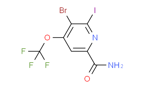 AM87434 | 1806220-80-3 | 3-Bromo-2-iodo-4-(trifluoromethoxy)pyridine-6-carboxamide