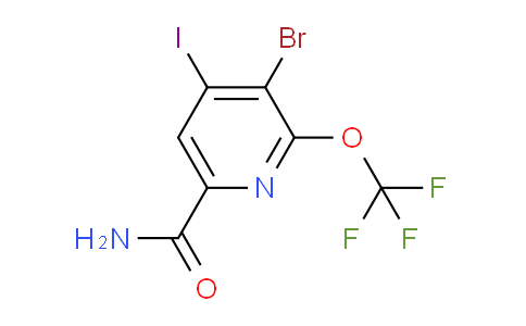 AM87436 | 1804614-46-7 | 3-Bromo-4-iodo-2-(trifluoromethoxy)pyridine-6-carboxamide