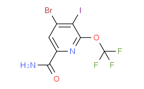 AM87448 | 1804597-37-2 | 4-Bromo-3-iodo-2-(trifluoromethoxy)pyridine-6-carboxamide