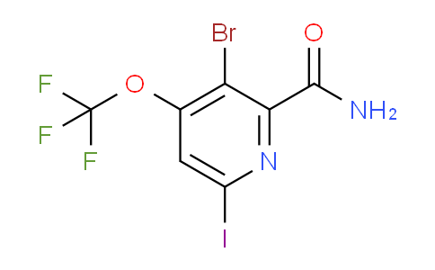 AM87453 | 1803477-87-3 | 3-Bromo-6-iodo-4-(trifluoromethoxy)pyridine-2-carboxamide