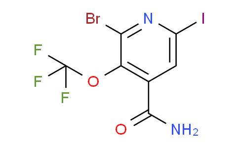 AM87468 | 1806176-70-4 | 2-Bromo-6-iodo-3-(trifluoromethoxy)pyridine-4-carboxamide
