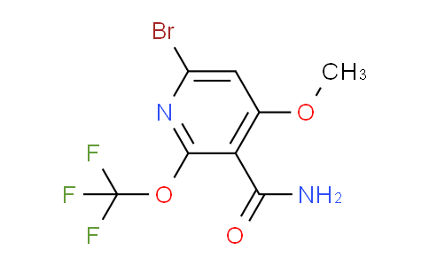 6-Bromo-4-methoxy-2-(trifluoromethoxy)pyridine-3-carboxamide