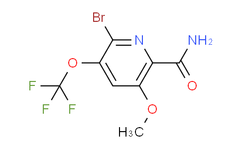 2-Bromo-5-methoxy-3-(trifluoromethoxy)pyridine-6-carboxamide
