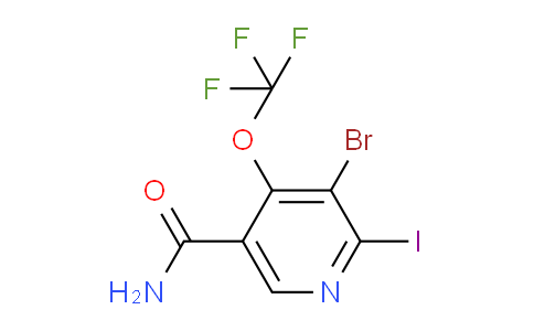 AM87473 | 1804597-25-8 | 3-Bromo-2-iodo-4-(trifluoromethoxy)pyridine-5-carboxamide