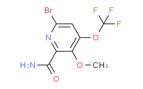 6-Bromo-3-methoxy-4-(trifluoromethoxy)pyridine-2-carboxamide