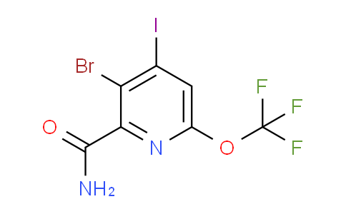 AM87480 | 1803903-83-4 | 3-Bromo-4-iodo-6-(trifluoromethoxy)pyridine-2-carboxamide