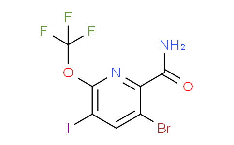 AM87482 | 1806077-50-8 | 3-Bromo-5-iodo-6-(trifluoromethoxy)pyridine-2-carboxamide