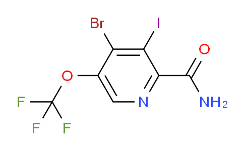 AM87490 | 1806220-93-8 | 4-Bromo-3-iodo-5-(trifluoromethoxy)pyridine-2-carboxamide