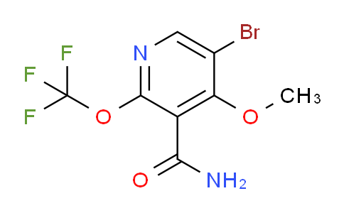 5-Bromo-4-methoxy-2-(trifluoromethoxy)pyridine-3-carboxamide