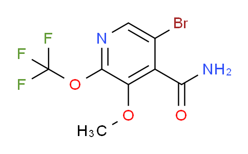 5-Bromo-3-methoxy-2-(trifluoromethoxy)pyridine-4-carboxamide