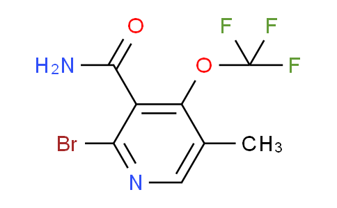 2-Bromo-5-methyl-4-(trifluoromethoxy)pyridine-3-carboxamide