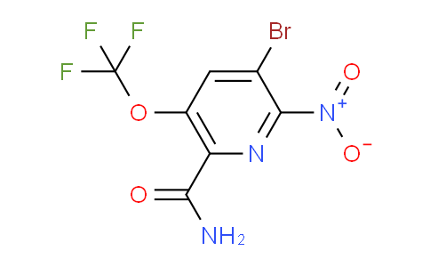 AM87595 | 1803640-25-6 | 3-Bromo-2-nitro-5-(trifluoromethoxy)pyridine-6-carboxamide