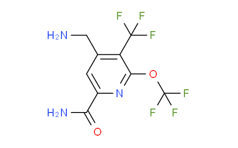 AM87661 | 1805296-91-6 | 4-(Aminomethyl)-2-(trifluoromethoxy)-3-(trifluoromethyl)pyridine-6-carboxamide