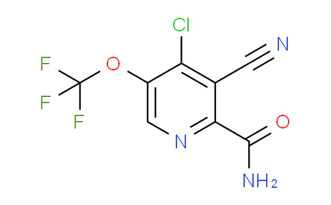 AM87709 | 1806113-67-6 | 4-Chloro-3-cyano-5-(trifluoromethoxy)pyridine-2-carboxamide