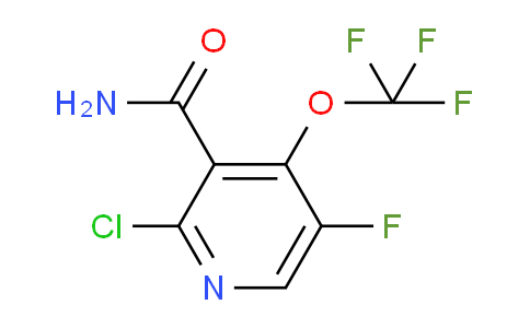 2-Chloro-5-fluoro-4-(trifluoromethoxy)pyridine-3-carboxamide