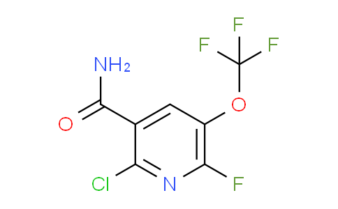 2-Chloro-6-fluoro-5-(trifluoromethoxy)pyridine-3-carboxamide