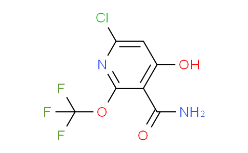 6-Chloro-4-hydroxy-2-(trifluoromethoxy)pyridine-3-carboxamide