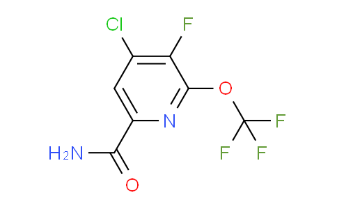 4-Chloro-3-fluoro-2-(trifluoromethoxy)pyridine-6-carboxamide