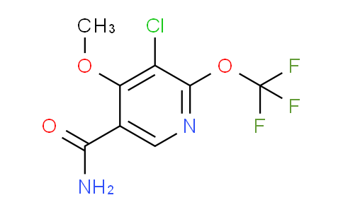 3-Chloro-4-methoxy-2-(trifluoromethoxy)pyridine-5-carboxamide