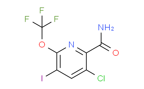 3-Chloro-5-iodo-6-(trifluoromethoxy)pyridine-2-carboxamide