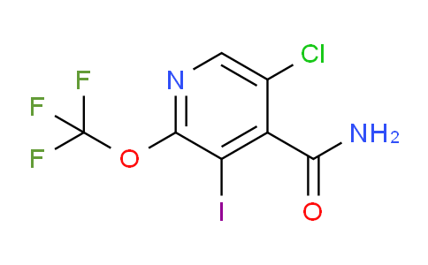 5-Chloro-3-iodo-2-(trifluoromethoxy)pyridine-4-carboxamide
