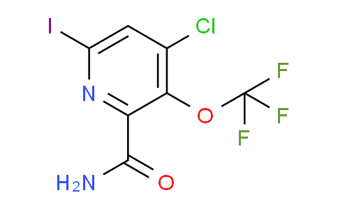 4-Chloro-6-iodo-3-(trifluoromethoxy)pyridine-2-carboxamide