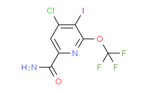 AM87851 | 1803928-90-6 | 4-Chloro-3-iodo-2-(trifluoromethoxy)pyridine-6-carboxamide