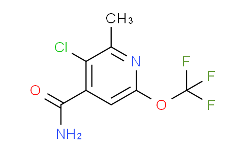 3-Chloro-2-methyl-6-(trifluoromethoxy)pyridine-4-carboxamide