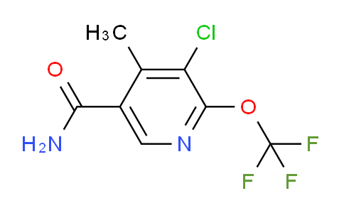 3-Chloro-4-methyl-2-(trifluoromethoxy)pyridine-5-carboxamide