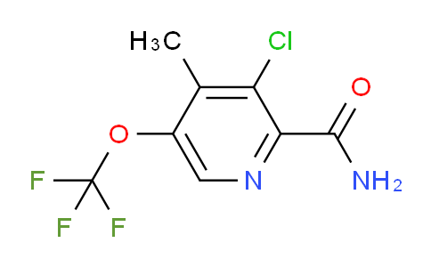 3-Chloro-4-methyl-5-(trifluoromethoxy)pyridine-2-carboxamide