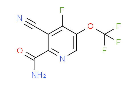 3-Cyano-4-fluoro-5-(trifluoromethoxy)pyridine-2-carboxamide