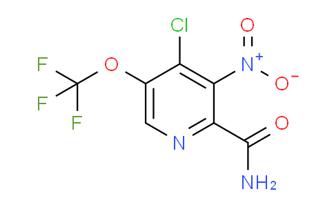 4-Chloro-3-nitro-5-(trifluoromethoxy)pyridine-2-carboxamide