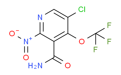 5-Chloro-2-nitro-4-(trifluoromethoxy)pyridine-3-carboxamide