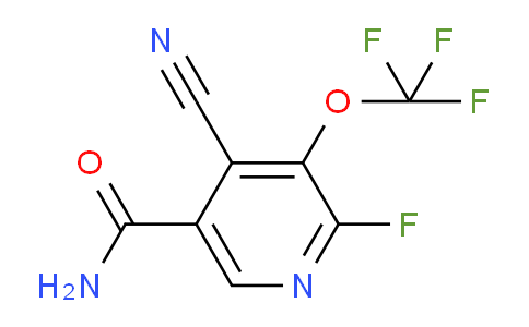4-Cyano-2-fluoro-3-(trifluoromethoxy)pyridine-5-carboxamide