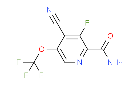 4-Cyano-3-fluoro-5-(trifluoromethoxy)pyridine-2-carboxamide