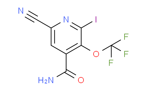6-Cyano-2-iodo-3-(trifluoromethoxy)pyridine-4-carboxamide