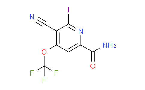 AM88071 | 1804807-38-2 | 3-Cyano-2-iodo-4-(trifluoromethoxy)pyridine-6-carboxamide